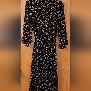 Sheer leopard print jacket